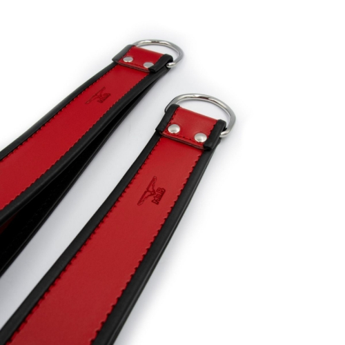 Mister B Mister B Ankle Sling Loops Red with Black Piping